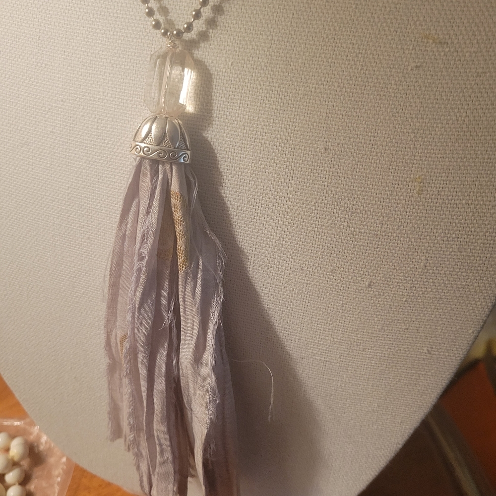 Handmade SariSilk Boho Necklace